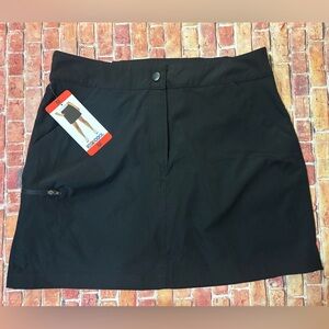 Black Skort with Zipper Pocket